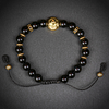 Onyx Lion Head Bracelet