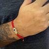 Red String Hamsa Hand Charm Bracelet