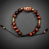 Red Tiger Eye Flower Of Life Bracelet