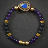 Amethyst and Matt Onyx Illumination Energy Bracelet