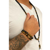 Lava Stone with Tiger Eye Guidance and Wisdom Mala