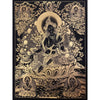 Green Tara Black and Gold Thangka