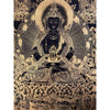 Amitayus Buddha Black and Gold Thangka Painting