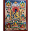 Eight Set Medicine Buddha Large Thangka