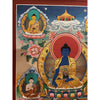 Eight Set Medicine Buddha Large Thangka