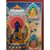 Eight Set Medicine Buddha Large Thangka