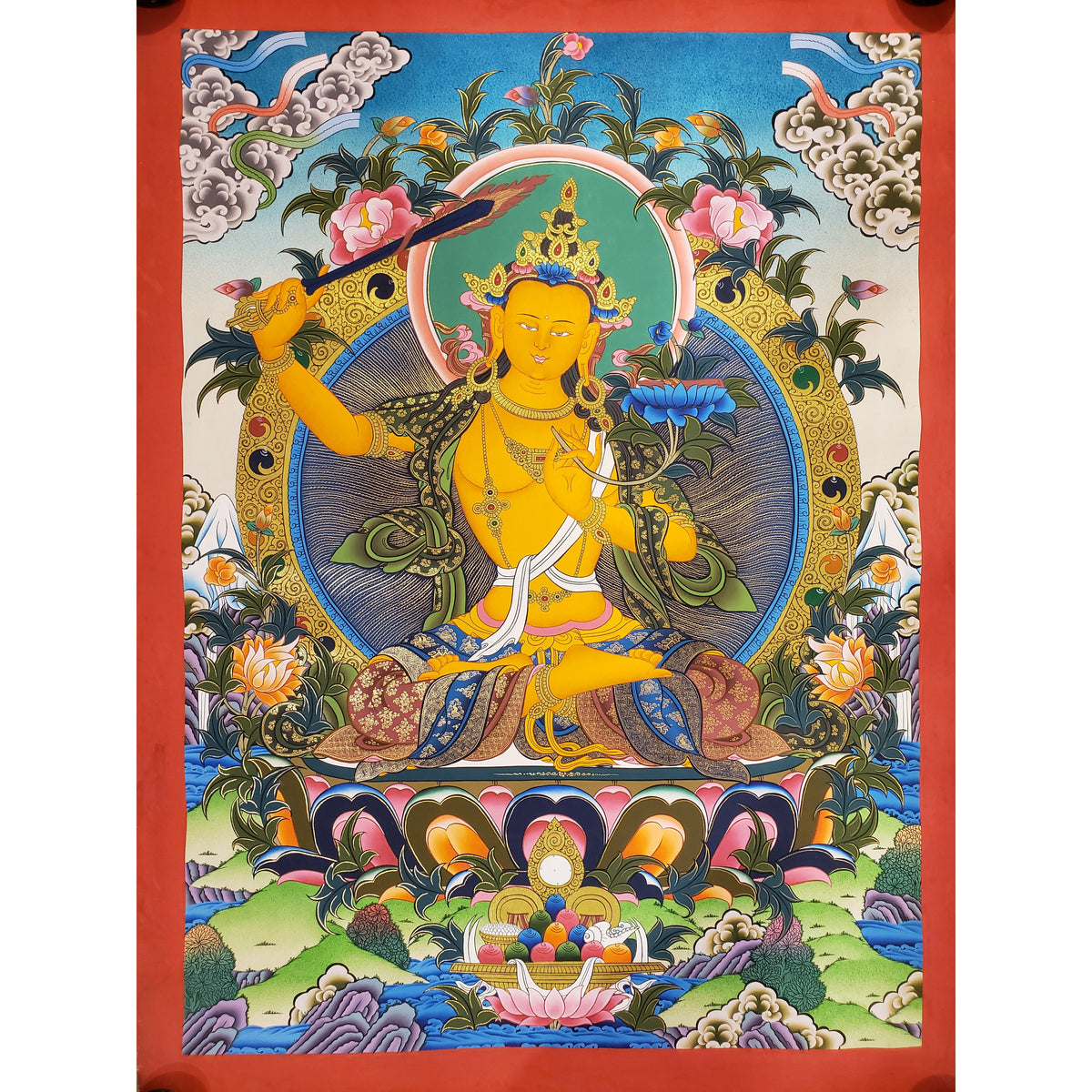 Manjushri Thangka– Art Of Tibet