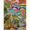 White Tara Thangka - Silk Framed