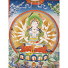 Mother Goddess Chundi Tibetan Thangka Painting