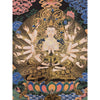 Mother Goddess Chundi Tibetan Thangka Painting