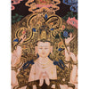 Mother Goddess Chundi Tibetan Thangka Painting