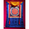 Om Mantra Mandala Thangka - Silk Framed