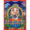 Vajrasattva Shakti Thangka Painting