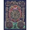 Tibetan Calendar Thangka Painting