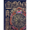 Tibetan Calendar Thangka Painting