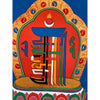 Kalachakra Alphabet Tibetan Thangka Painting