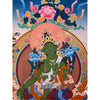 Green Tara Thangka