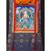 White Tara Thangka - Silk Framed