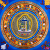 Kalachakra Alphabet Tibetan Thangka Painting