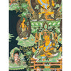 Manjushri + Jambhala Thangka