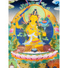 Manjushri God Of Wisdom Tibetan Thangka Painting