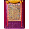 Buddha Life Story Mandala Thangka - Silk Framed