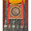 Kalachakra Mandala Tibetan Thangka - Silk framed