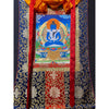 Buddha Shakti Yab-Yum Silk Framed Thangka Painting