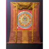 Kalachakra Alphabet Silk Framed Thangka Painting