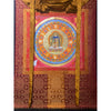 Kalachakra Alphabet Silk Framed Thangka Painting