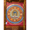 Kalachakra Alphabet Silk Framed Thangka Painting