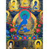 Eight Set Medicine Buddha Thangka