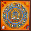 Kalachakra Alphabet Tibetan Thangka Painting