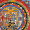 Kalachakra Mandala Tibetan Thangka Painting