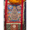 Five Buddha Mandala Thangka - Silk Framed