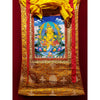 Kubera Thangka Painting - Silk Framed