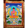 Amitabha Buddha Thangka - Silk Framed